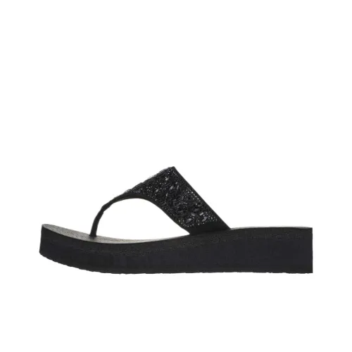 Skechers Slip Resistant Flip Flops Women's Black