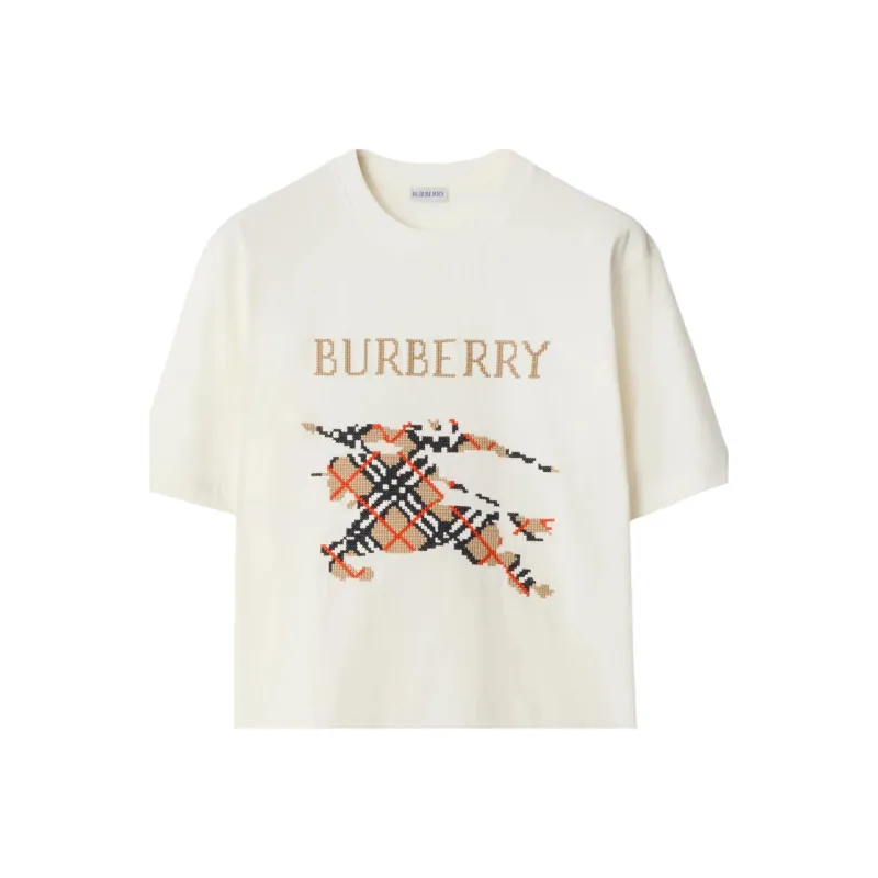 Burberry Cross stitch EKD​ T shirt-3