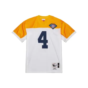 Mitchell & Ness Brett Favre Rugby Jersey Player Edition Men's White
