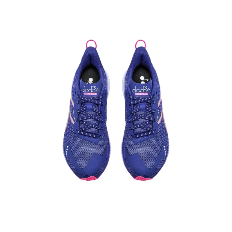 Diadora Anti Slip Wear Resistant Low Top Casual Running Shoes Women's Blue-2