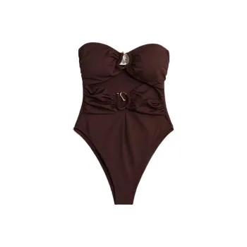 H&M One Piece Swimsuits Women's Dark Brown