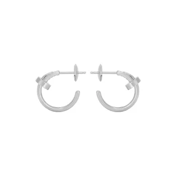 CARTIER 18K White Gold Earrings Women's