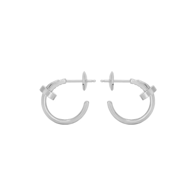 CARTIER 18K White Gold Earrings Women's-0