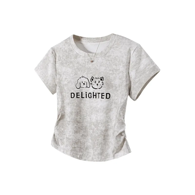 TOUCH Set in Sleeve T Shirt Women's-0