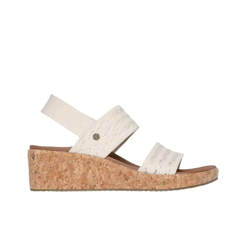 Skechers ArchFit One Strap Sandals Women's Beige-1