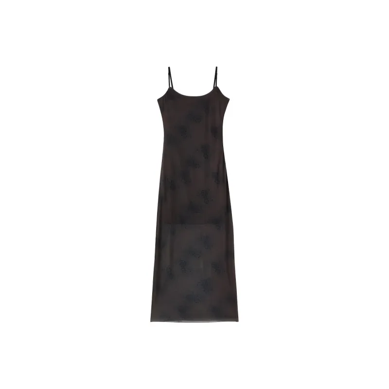 DOKZB Slip Dresses Women's Brown-0