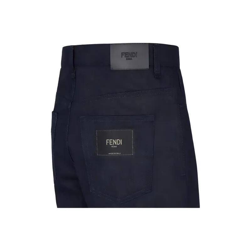 FENDI Jeans Men Blue-3