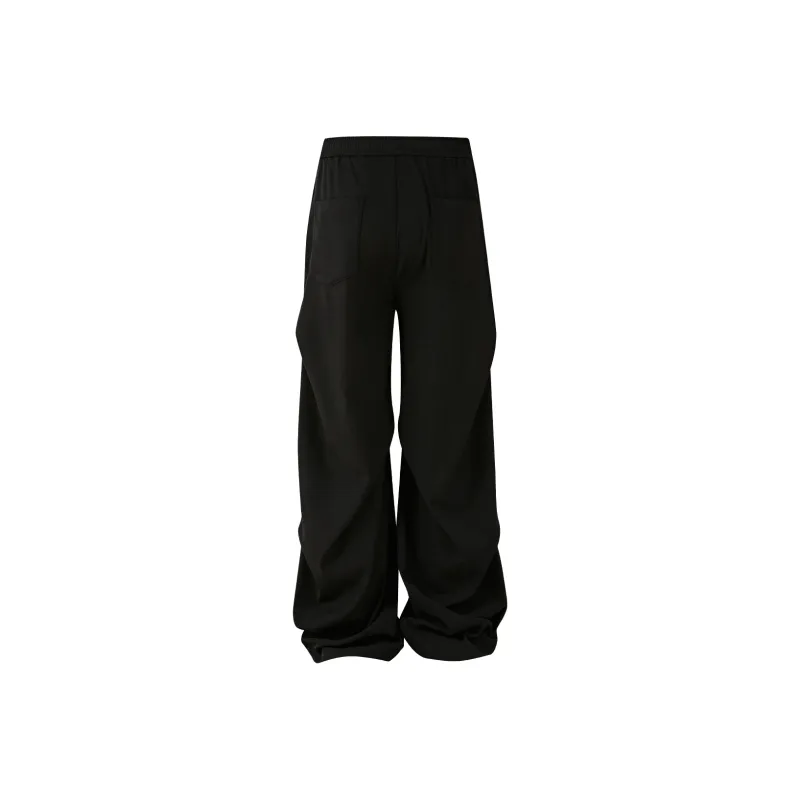 PASET Casual Pants Unisex Black-1