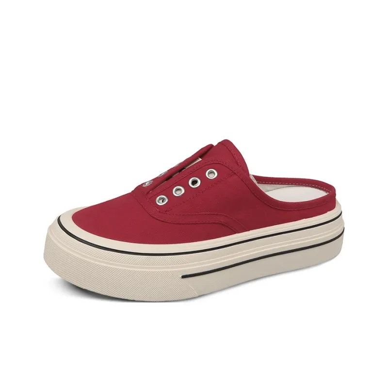 Betu Rubber Sole Closed Toe Slippers Women's-17