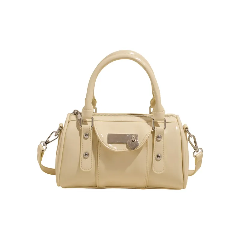 Meow In The Grass PU Shoulder Bag, Handbag Regular Women's Yellow/Blue/Purple/Black-0