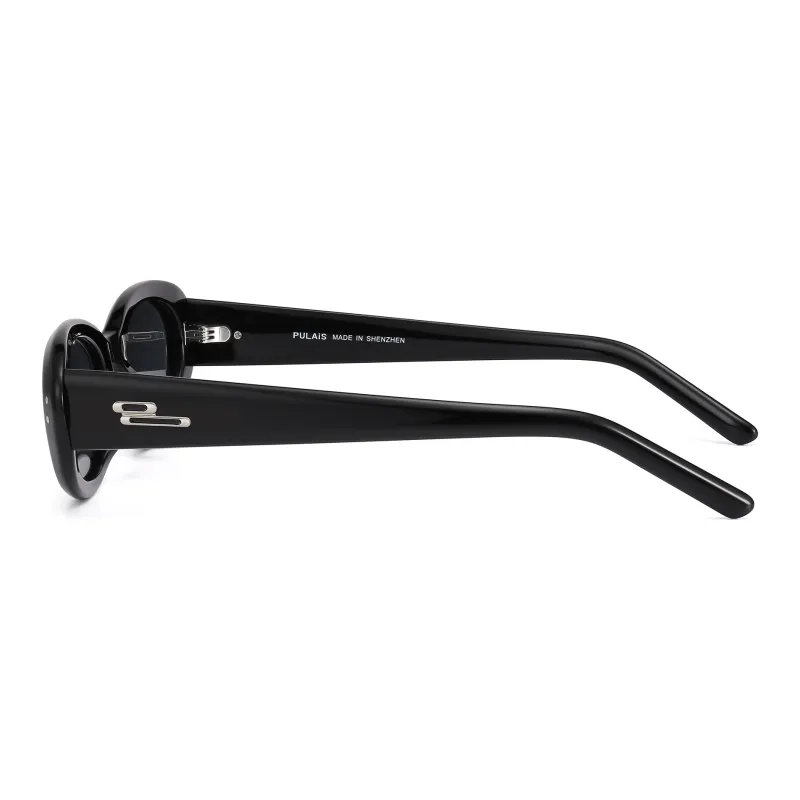 PULAIS TR/Memory Plastic Cat Eye Sunglasses Unisex-3