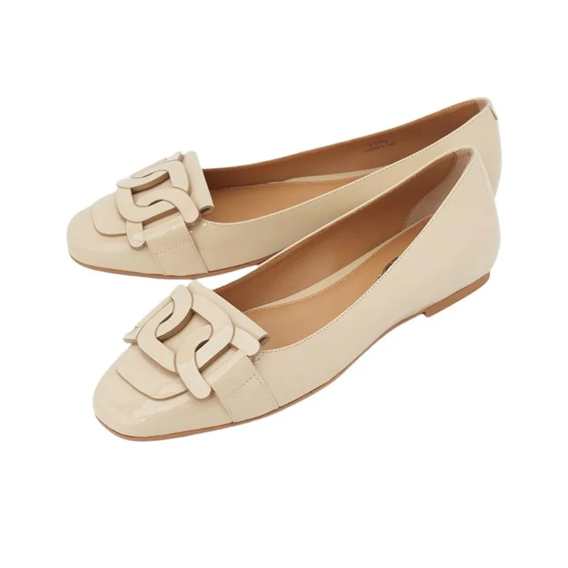 TOD'S KATE Casual Single Shoes Women's Beige-2