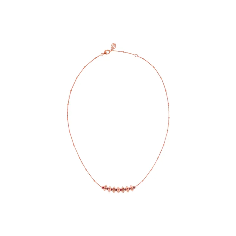 CARTIER Clash De Cartier Collection 18K Rose Gold Necklaces Unisex-1