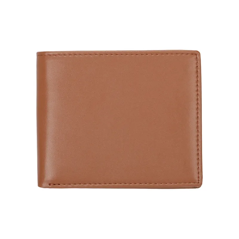 Yalu Cow Leather Wallet Regular Men's Black/Brown/Coffee-3