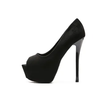 GOSO Slim Heel High Heels Women's Black
