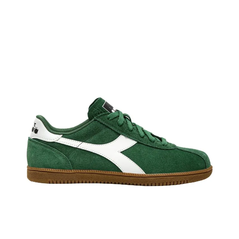 Diadora Anti Slip Wear Resistant Low Top Skateboard Shoes Men's Green-1
