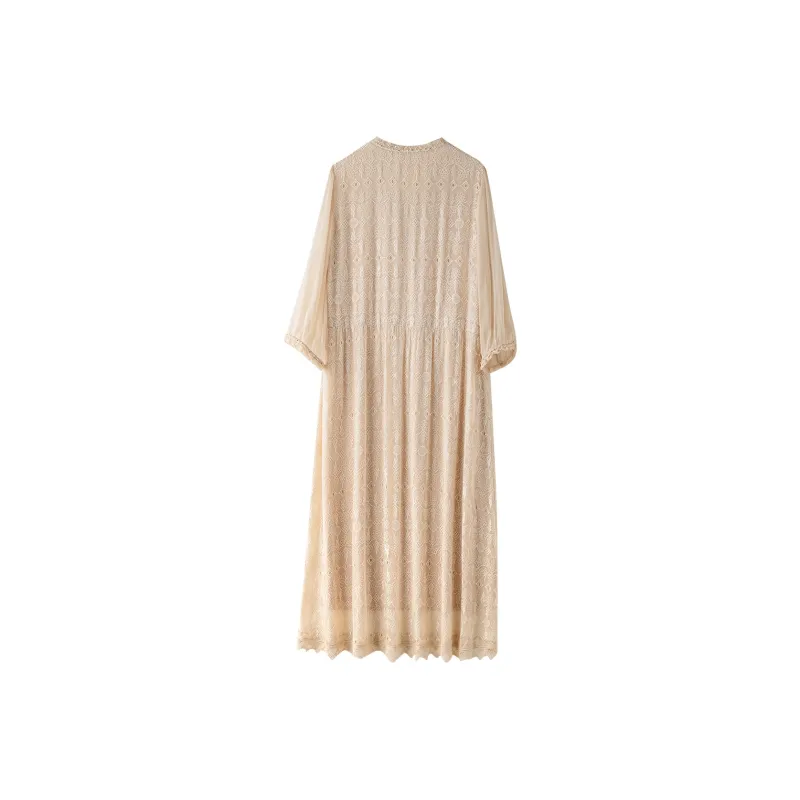 To The West Long Sleeved Dress Women's-1