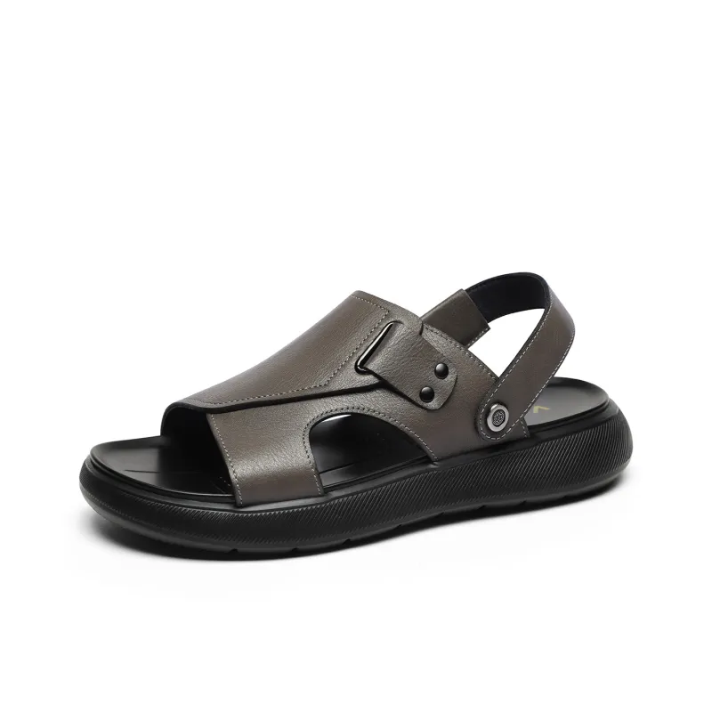 VOLO Beach Sandals Men Black/Gray-5