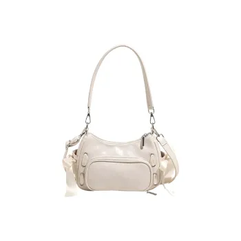 MARKANGARO PU Portable Underarm Shoulder Bag Women's Blue/Purple/Pink/Black/White