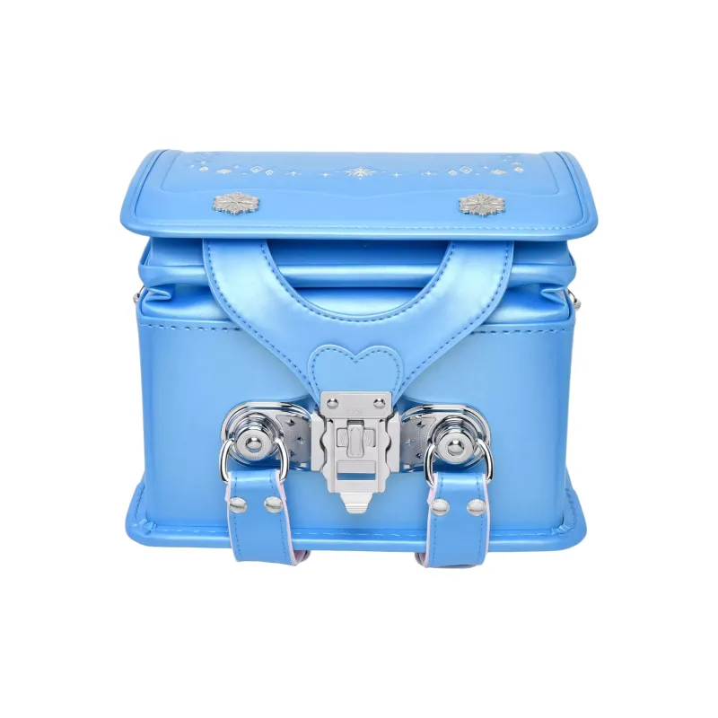 Disney Frozen Series Artificial Leather Backpack Kids' Blue-3
