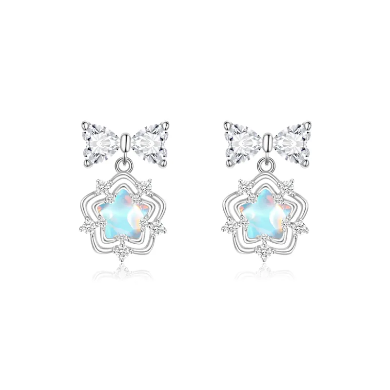 Huaying S925 Silver Earrings Women's-0
