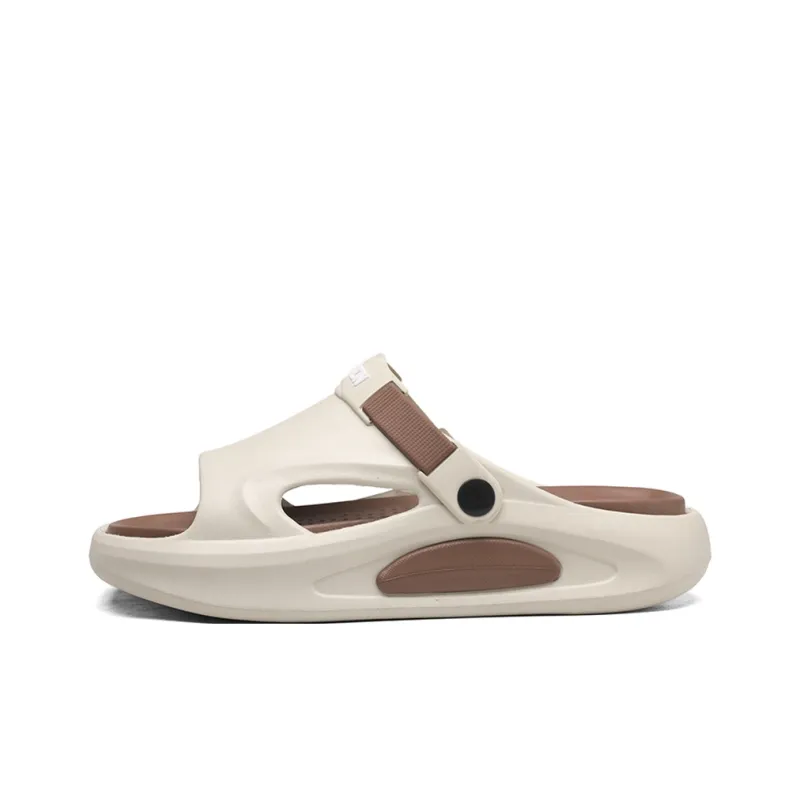 YUZHAOLIN Beach Sandals Men White Green/Black White/Beige Brown-5