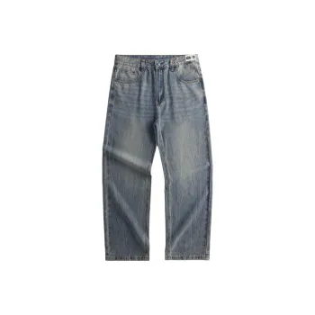FCB ARCELONA Jeans Unisex Light Blue