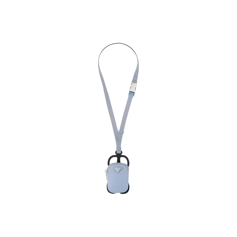 PRADA Nylon Cell Phone Set Women's Blue-0