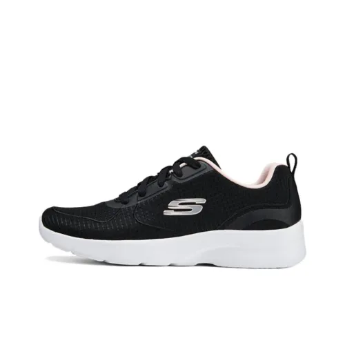 Skechers SPORT WOMENS Anti Slip Wear Resistant Low Top Running Shoes Women's Black White