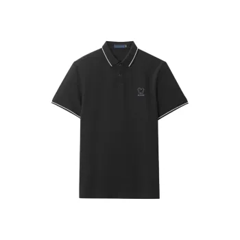 ARTSDON Polo Shirts Men Black