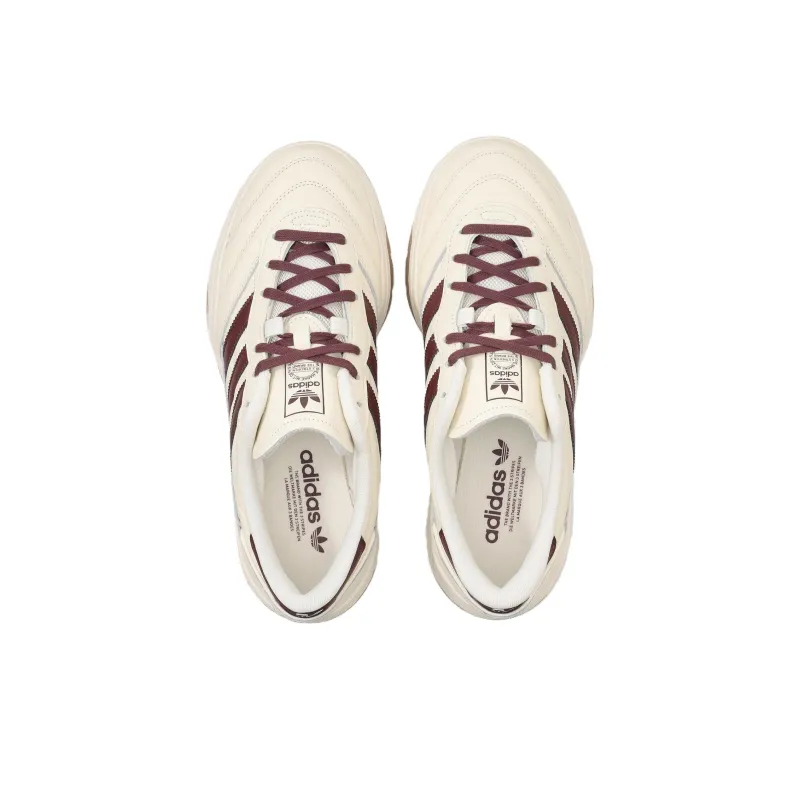 Adidas Originals MUNDIAL FC Anti Slip Wear Resistant Low Top Skateboard Shoes Unisex Beige Red-3