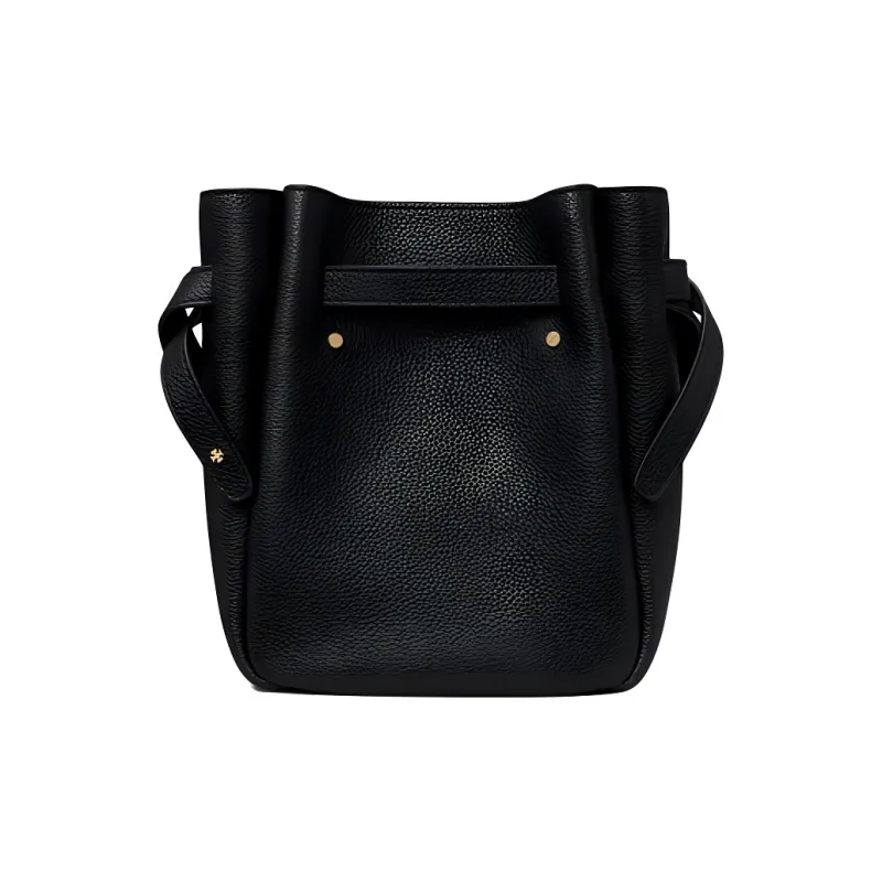 TORY BURCH Romy Cow Leather Crossbody Bag, Shoulder Bag Trumpets Women's Black-2
