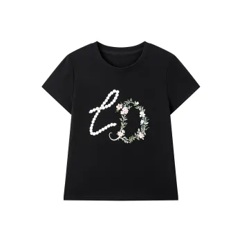 LEDIN T Shirts Women's Black