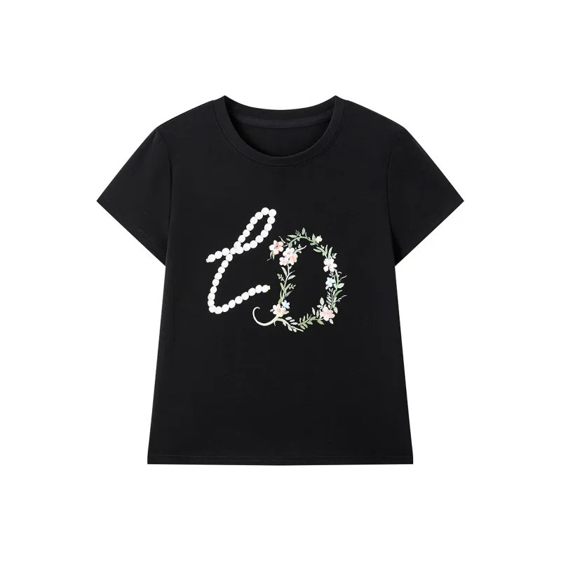 LEDIN T Shirts Women's Black-0