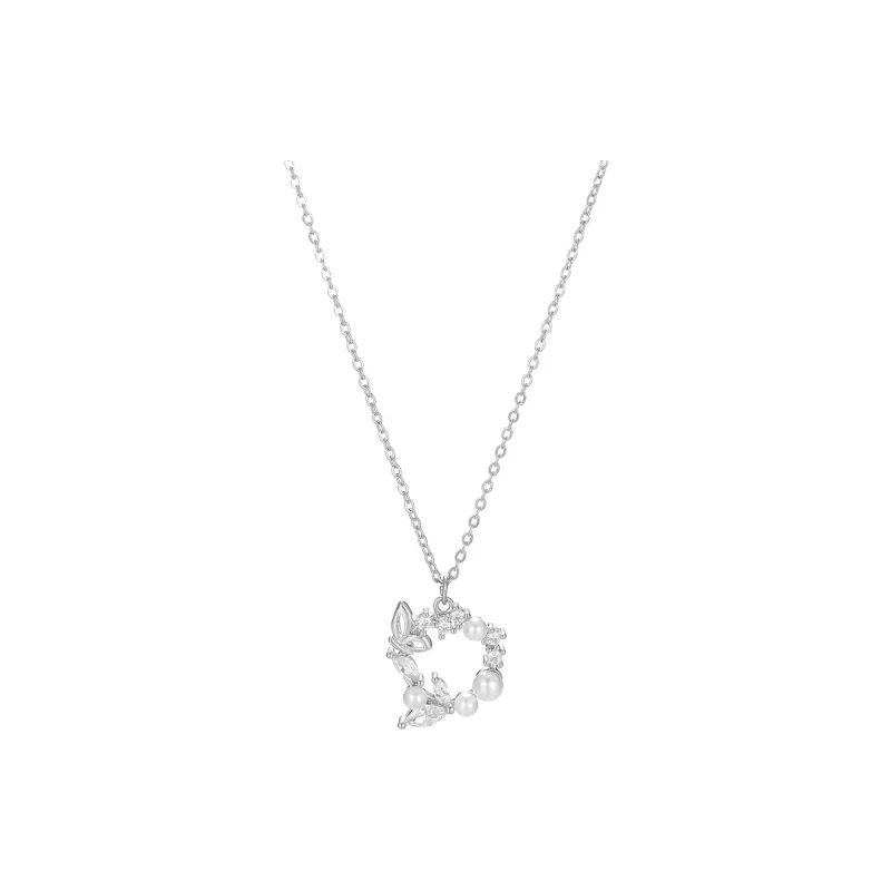 Clect Synthetic Cubic Zirconia Necklaces Women's-0