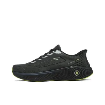 Skechers Slip ins Anti Slip Wear Resistant Low Top Running Shoes Men's Black