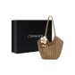 Khaki+Shopping Bag