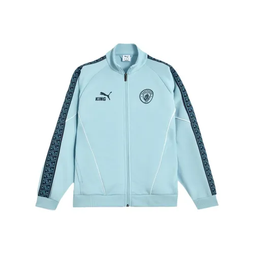 PUMA MCFCAnthem KING Jacket Men's Light Blue