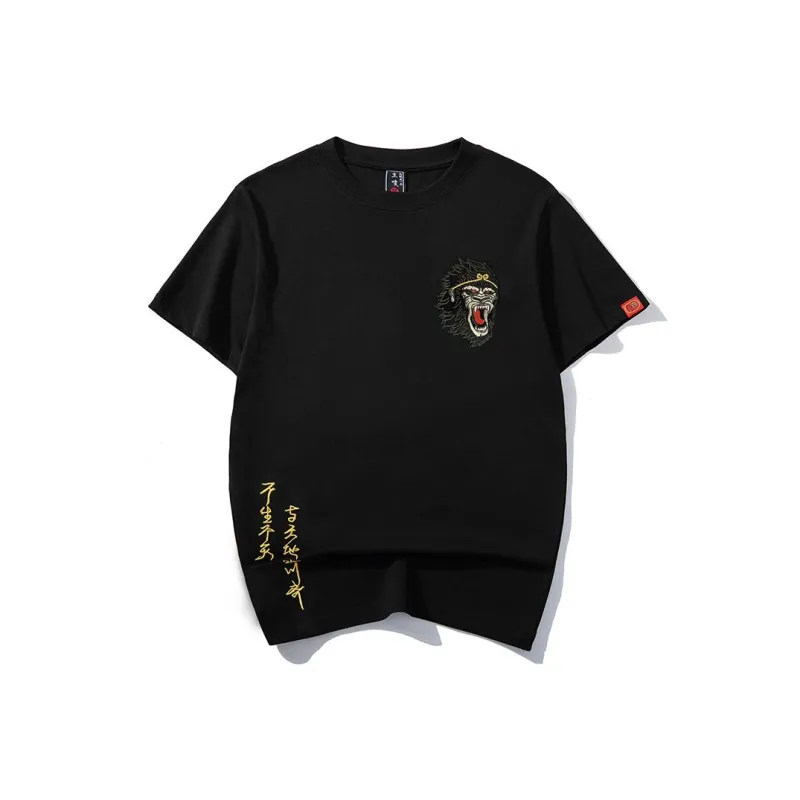 PANDA ADEVIL T Shirts Men Black-0