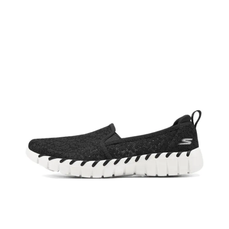 Skechers GOwalk Smart 2 Cushioning, Wear Resistant Low Top Casual Shoes Women's Black-0