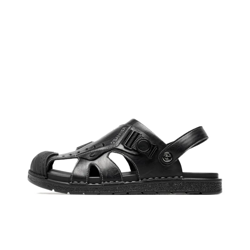 C°BANNER Beach Sandals Men's Black-0