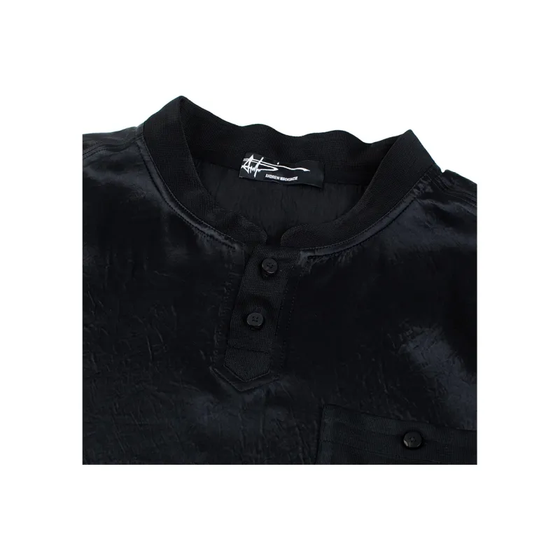 ANDREW MACKENZIE T Shirts Men Black-2