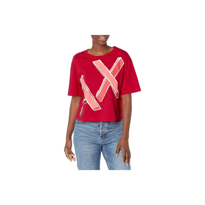 ARMANI EXCHANGEAE T Shirt Women's Red-0