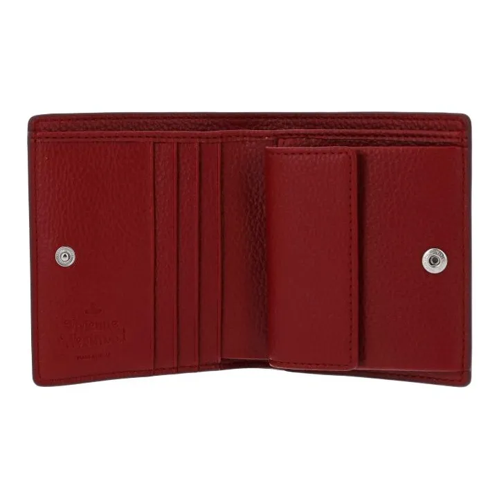 Vivienne Westwood Polyurethane Wallet Women's Burgundy-4