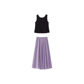 PUREIDOL Two Piece Skirt Sets Women's