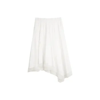 ELLE Casual Long Skirts Women's White