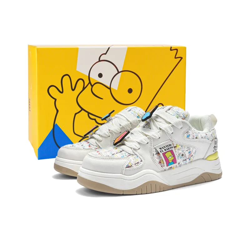 The Simpsons Low Top Skateboard Shoes Unisex-0