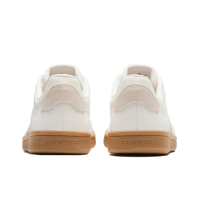 Anta German Training Lightweight Low-Top Skateboard Shoes Women's White Gray-3