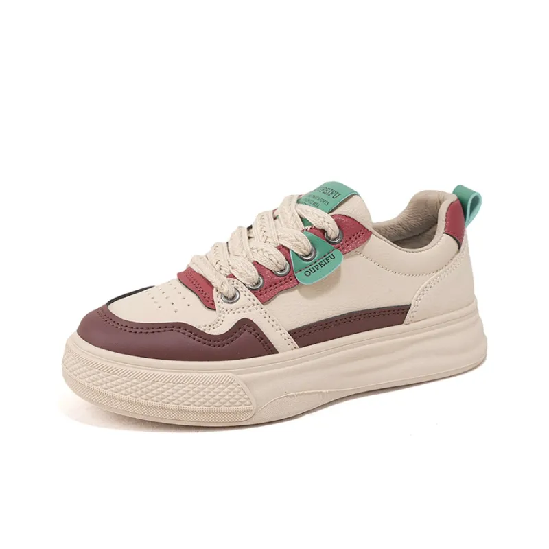 Gai Renpu Slip Resistant, Abrasion Resistant, Breathable Low Top Skateboard Shoes Women's-1