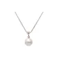 Smooth Sailing-9.5mm Round Pendant Necklace in Silver